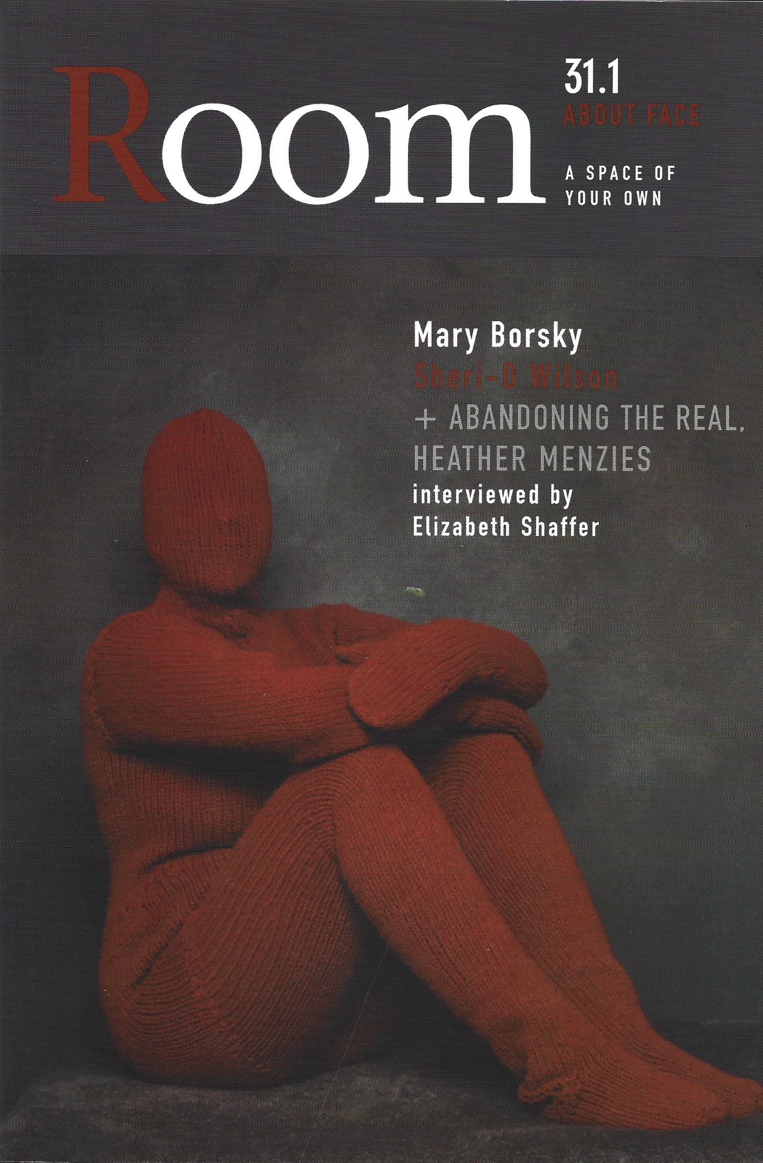 Room Magazine About Face cover